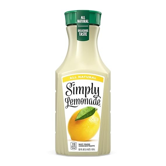 simply lemonade all natural, 52 fl oz bottle simply lemonade all natural, 52 fl oz bottle